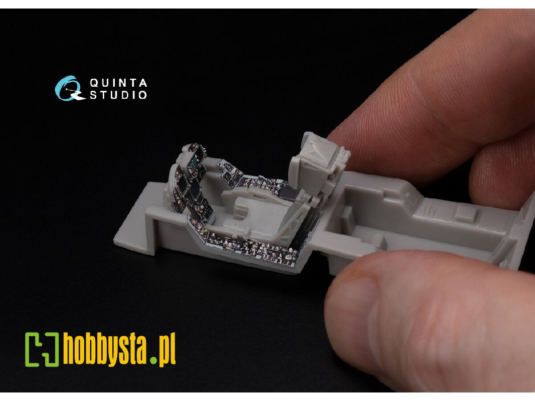 Mcdonnell Douglas F/A-18 A/C Hornet (Early) - 3d-printed & Coloured Interior Small Version (For Hasegawa Kits) - zdjęcie 1 Mcdonnell Douglas F/A-18 A/C Hornet (Early) - 3d-printed & Coloured Interior Small Version (For Hasegawa Kits) - zdjęcie 1