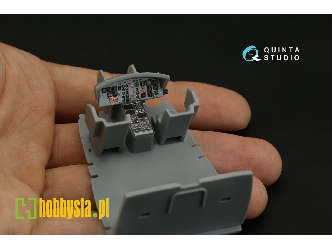 Bell Uh-1 C Huey - 3d-printed & Coloured Interior Small Version (For Hobby Boss Kits) - zdjęcie 1 Bell Uh-1 C Huey - 3d-printed & Coloured Interior Small Version (For Hobby Boss Kits) - zdjęcie 1