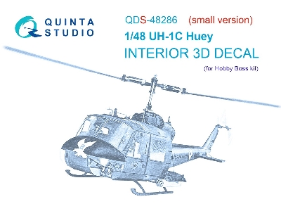 Bell Uh-1 C Huey - 3d-printed & Coloured Interior Small Version (For Hobby Boss Kits) - zdjęcie 2