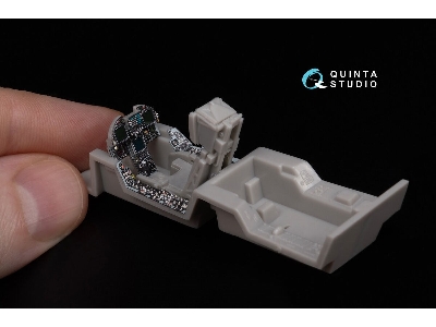 Mcdonnell Douglas F/A-18 C Hornet (Late) - 3d-printed & Coloured Interior Small Version (For Hasegawa Kits) - zdjęcie 1