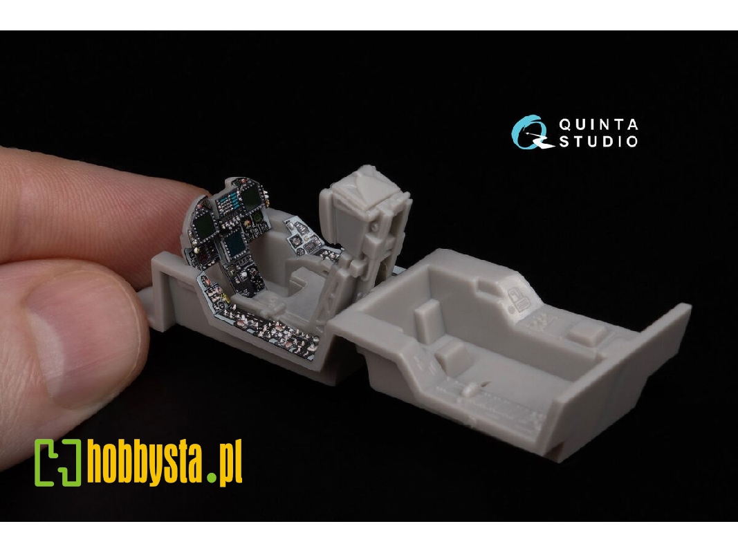 Mcdonnell Douglas F/A-18 C Hornet (Late) - 3d-printed & Coloured Interior Small Version (For Hasegawa Kits) - zdjęcie 1 Mcdonnell Douglas F/A-18 C Hornet (Late) - 3d-printed & Coloured Interior Small Version (For Hasegawa Kits) - zdjęcie 1