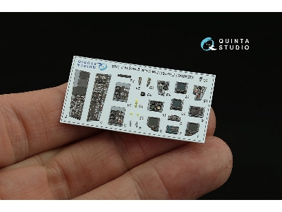 Mcdonnell Douglas F/A-18 C Hornet (Late) - 3d-printed & Coloured Interior Small Version (For Hasegawa Kits) - zdjęcie 3