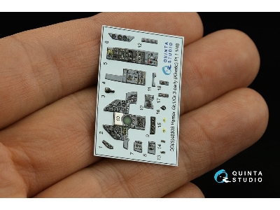 Harrier Gr.1/Gr.3 Early - 3d-printed & Coloured Interior Small Version (For Kinetic Kits) - zdjęcie 4