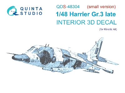 Harrier Gr.3 Late - 3d-printed & Coloured Interior Small Version (For Kinetic Kits) - zdjęcie 2