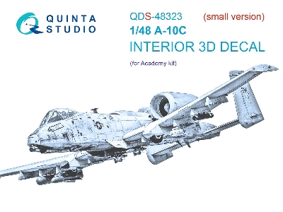 Fairchild A-10 C Thunderbolt Ii - 3d-printed & Coloured Interior Small Version (For Academy Kits) - zdjęcie 2