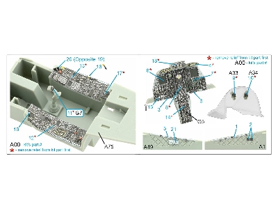 Fairchild A-10 C Thunderbolt Ii - 3d-printed & Coloured Interior Small Version (For Academy Kits) - zdjęcie 12