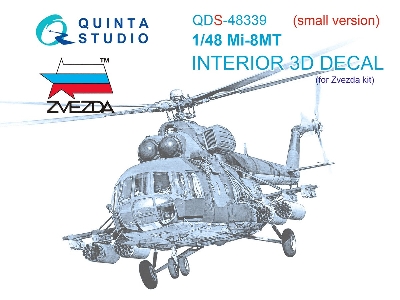 Mil Mi-8 Mt - 3d-printed & Coloured Interior Small Version (For Zvezda Kits) - zdjęcie 2