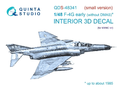 Mcdonnell Douglas F-4 G Phantom (Early) - 3d-printed & Coloured Interior Small Version (For Meng Kits) - zdjęcie 2