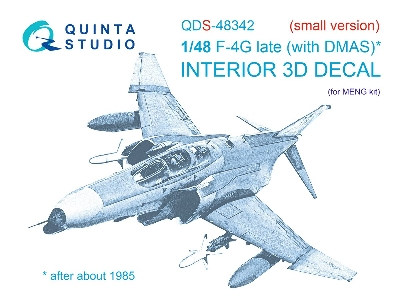 Mcdonnell Douglas F-4 G Phantom (Late) - 3d-printed & Coloured Interior Small Version (For Meng Kits) - zdjęcie 2