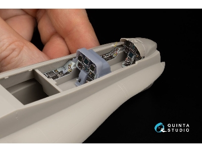 Mcdonnell-douglas F/A-18 D Hornet Late - 3d-printed & Coloured Interior With 3d-printed Resin Parts (Small Version / For Hasegaw