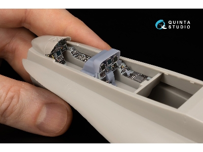 Mcdonnell-douglas F/A-18 D Hornet Late - 3d-printed & Coloured Interior With 3d-printed Resin Parts (Small Version / For Hasegaw