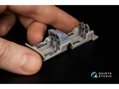 Mcdonnell-douglas F/A-18 D Hornet Late - 3d-printed & Coloured Interior With 3d-printed Resin Parts (Small Version / For Hasegaw