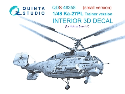 Kamov Ka-27 Pl Trainer Version - 3d-printed & Coloured Interior Small Version (For Hobby Boss Kits) - zdjęcie 2
