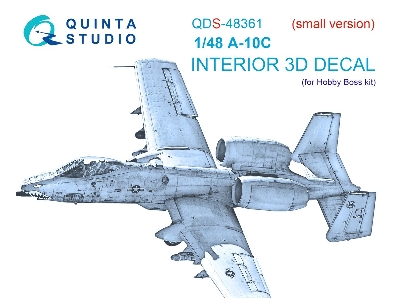 Fairchild A-10 C Thunderbolt Ii - 3d-printed & Coloured Interior Small Version (For Hobby Boss Kits) - zdjęcie 2