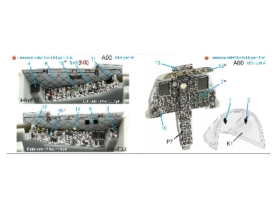 Fairchild A-10 C Thunderbolt Ii - 3d-printed & Coloured Interior Small Version (For Hobby Boss Kits) - zdjęcie 3