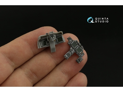 Boeing Ah-64 D Apache - 3d-printed & Coloured Interior Small Version (For Hasegawa Kits) - zdjęcie 5