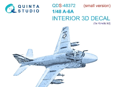 Grumman A-6 A - 3d-printed & Coloured Interior Small Version (For Kinetic Kits) - zdjęcie 2