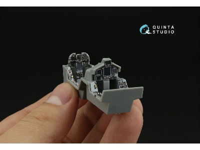 Boeing F/A-18 F Late And Ea-18 G - 3d-printed & Coloured Interior Small Version (For Hobby Boss Kits) - zdjęcie 1