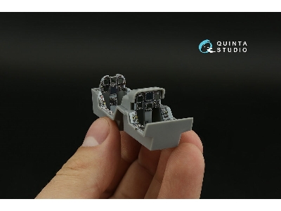 Boeing F/A-18 F Super Hornet (Early) - 3d-printed & Coloured Interior Small Version (For Hobby Boss Kits) - zdjęcie 1