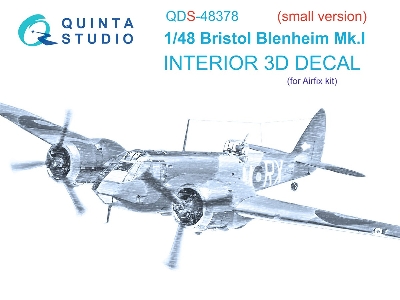 Bristol Blenheim Mk.I - 3d-printed & Coloured Interior Small Version (For Airfix Kits) - zdjęcie 2