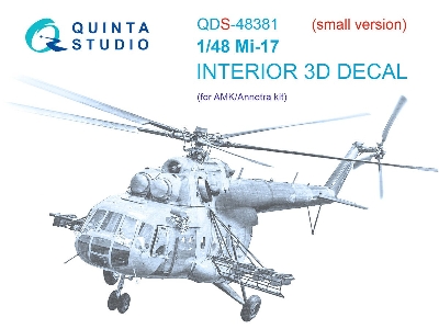 Mil Mi-17 - 3d-printed & Coloured Interior Small Version (For Amk Kits) - zdjęcie 1