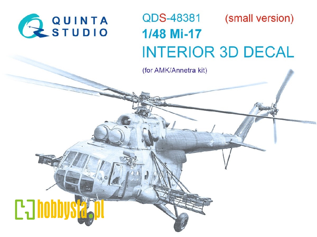 Mil Mi-17 - 3d-printed & Coloured Interior Small Version (For Amk Kits) - zdjęcie 1 Mil Mi-17 - 3d-printed & Coloured Interior Small Version (For Amk Kits) - zdjęcie 1