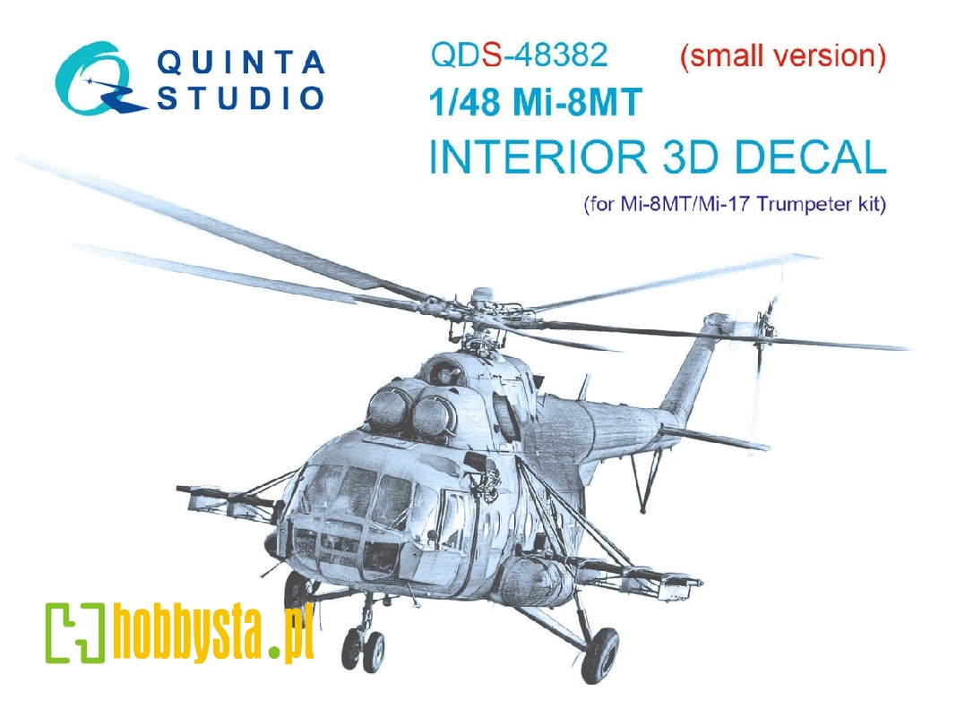 Mil Mi-8 Mt - 3d-printed & Coloured Interior Small Version (For Trumepter Kits) - zdjęcie 1