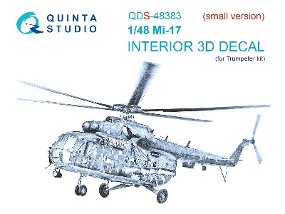 Mil Mi-17 - 3d-printed & Coloured Interior Small Version (For Trumepter Kits) - zdjęcie 1