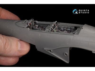 Mcdonnell Douglas F-4 E Early With Slatted Wing - 3d-printed & Coloured Interior Small Version (For Meng Kits) - zdjęcie 4