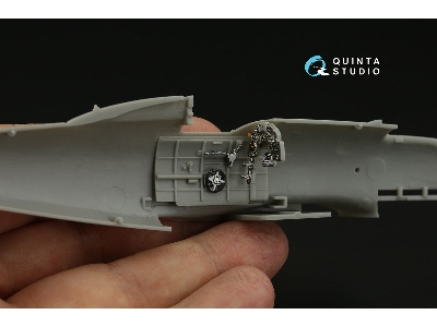 Macchi C.202 Folgore Late - 3d-printed & Coloured Interior Small Version (For Hasegawa / Eduard Kits) - zdjęcie 5