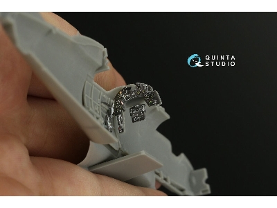 Macchi C.205 Veltro - 3d-printed & Coloured Interior Small Version (For Hasegawa / Italeri Kits) - zdjęcie 1