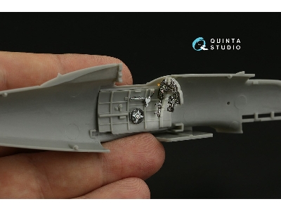 Macchi C.205 Veltro - 3d-printed & Coloured Interior Small Version (For Hasegawa / Italeri Kits) - zdjęcie 5
