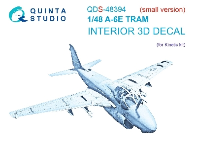Grumman A-6 E Tram - 3d-printed & Coloured Interior Small Version (For Kinetic Kits) - zdjęcie 2