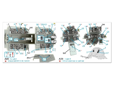 Grumman F-14 A Tomcat - 3d-printed & Coloured Interior Small Version (For Hobby Boss Kits) - zdjęcie 3
