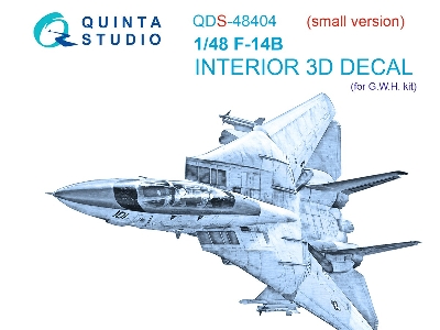 Grumman F-14 B Tomcat - 3d-printed & Coloured Interior Small Version (For Gwh Kits) - zdjęcie 2
