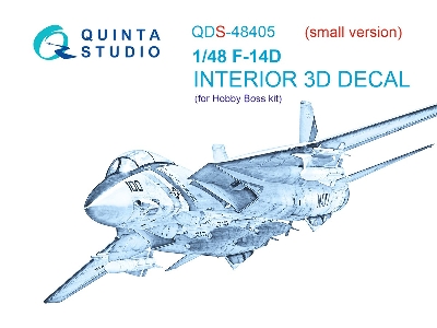 Grumman F-14 D Tomcat - 3d-printed & Coloured Interior Small Version (For Hobby Boss Kits) - zdjęcie 2