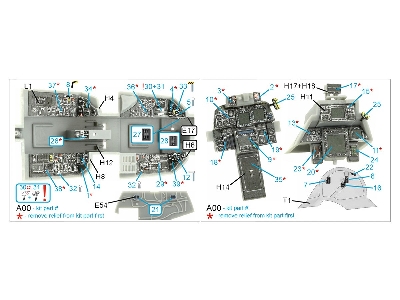 Grumman F-14 D Tomcat - 3d-printed & Coloured Interior Small Version (For Hobby Boss Kits) - zdjęcie 3