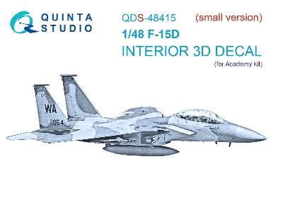 Mcdonnell Douglas F-15 D Eagle - 3d-printed & Coloured Interior Small Version (For Academy Kits) - zdjęcie 2