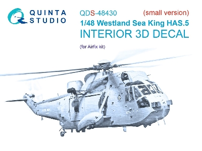 Westland Sea King Has.5 - 3d-printed & Coloured Interior Small Version (For Airfix Kits) - zdjęcie 2