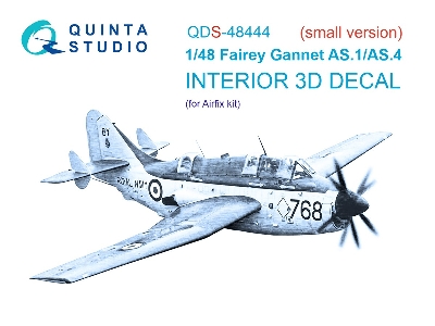 Fairey Gannet As.1 / As.4 - 3d-printed & Coloured Interior Small Version (For Airfix Kits) - zdjęcie 2