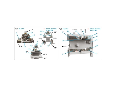 Fairey Gannet As.1 / As.4 - 3d-printed & Coloured Interior Small Version (For Airfix Kits) - zdjęcie 8