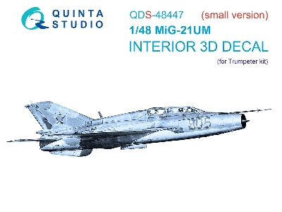 Mig-21 Um - 3d-printed & Coloured Interior Small Version (For Trumpeter Kits) - zdjęcie 2