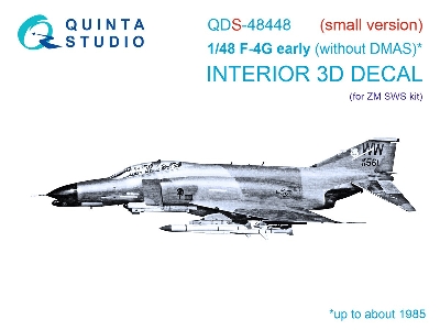 Mcdonnell Douglas F-4 G Early - 3d-printed & Coloured Interior Small Version (For Zoukei Mura Kits) - zdjęcie 2