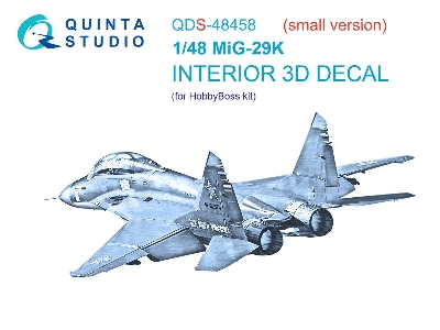 Mig-29 K - 3d-printed & Coloured Interior Small Version (For Hobby Boss Kits) - zdjęcie 2