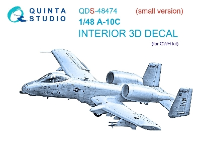Fairchild A-10 C Thunderbolt Ii - 3d-printed & Coloured Interior Small Version (For Gwhkits) - zdjęcie 2