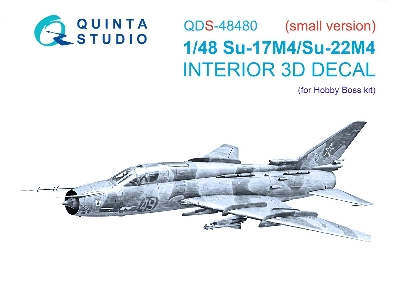 Sukhoi Su-17m4 / Su-22m4 - 3d-printed & Coloured Interior Small Version (For Hobby Boss Kits) - zdjęcie 2