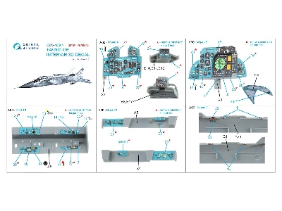 Mig-31 B - 3d-printed & Coloured Interior Small Version (For Hobby Boss Kits) - zdjęcie 9
