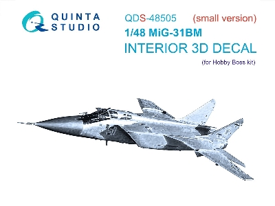 Mig-31 Bm - 3d-printed & Coloured Interior Small Version (For Hobby Boss Kits) - zdjęcie 2