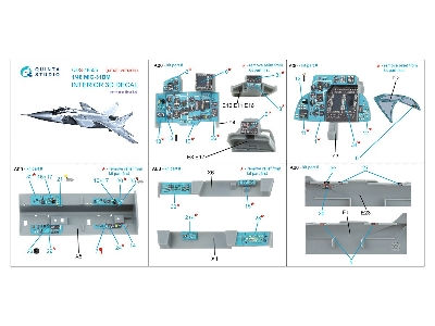 Mig-31 Bm - 3d-printed & Coloured Interior Small Version (For Hobby Boss Kits) - zdjęcie 9