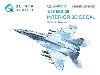 Mig-35 - 3d-printed & Coloured Interior Small Version (For Hobby Boss Kits) - zdjęcie 2